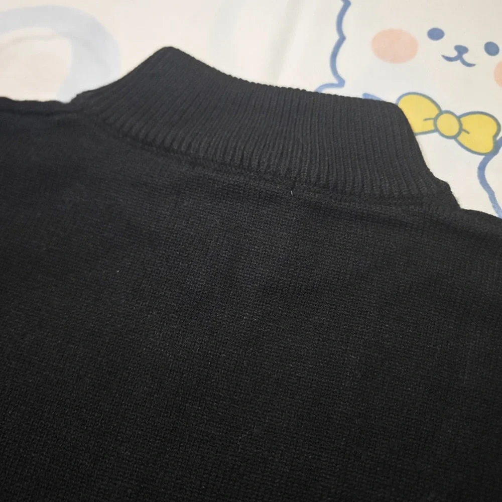 Prada Jacquard Lettering Zip-Up Cardigan - Picture 3 of 6